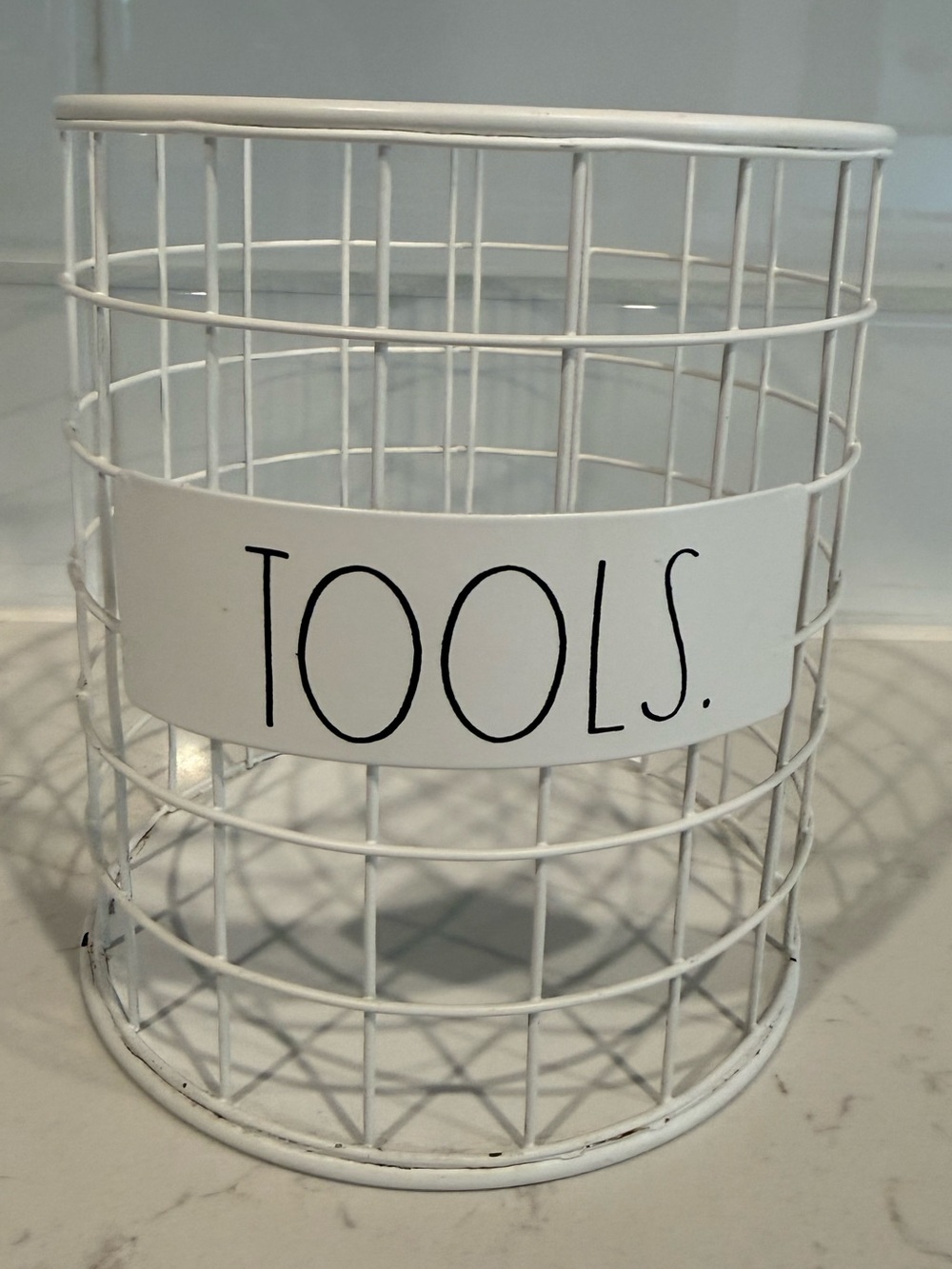 RAE DUNN Wire 'TOOLS.' Storage Basket